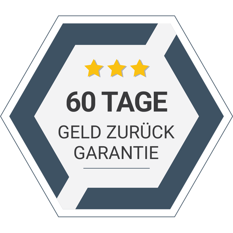 60 Tage Geld zurück Garantie